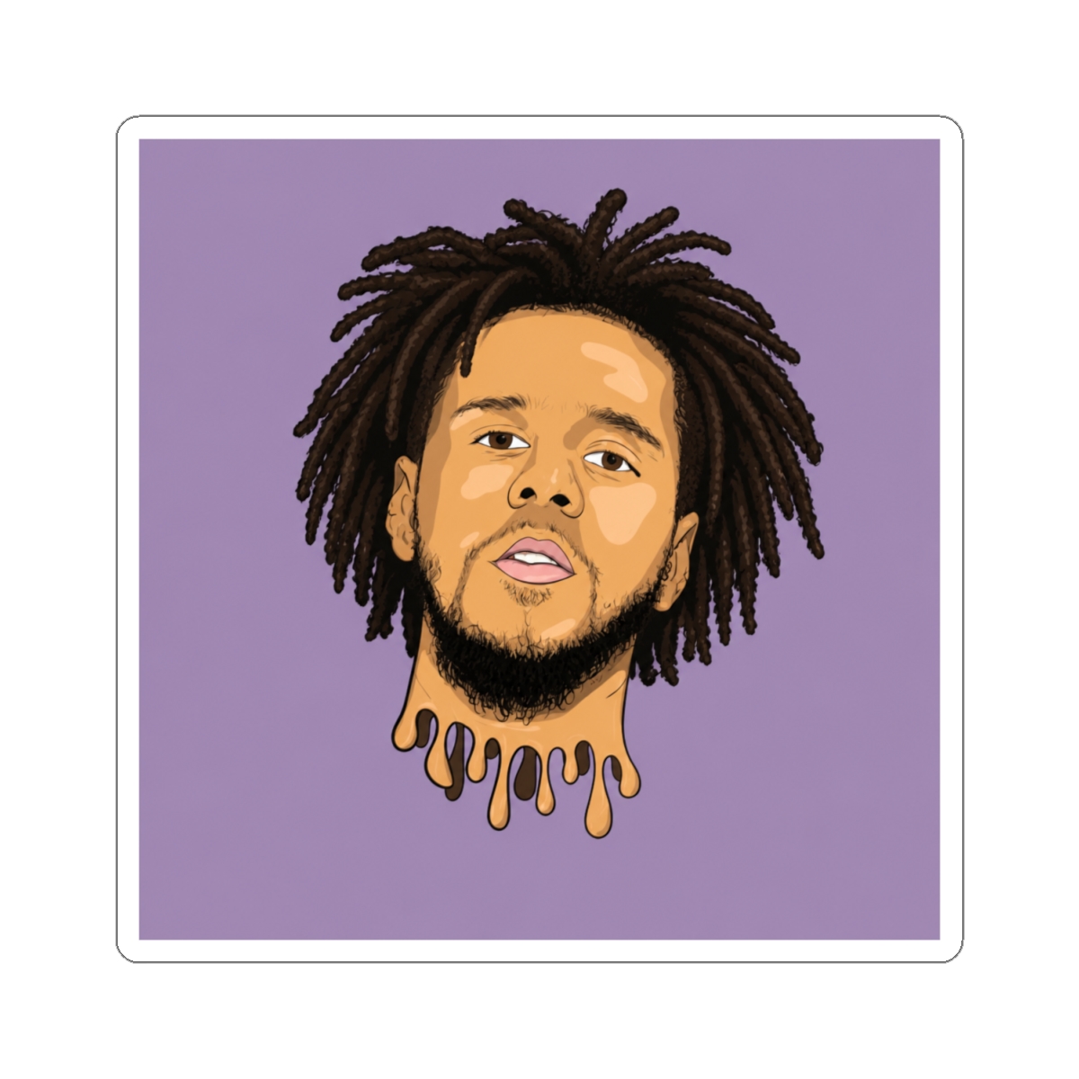J Cole Rapper King Purple Background | JID - alternate angle 1, merchandise