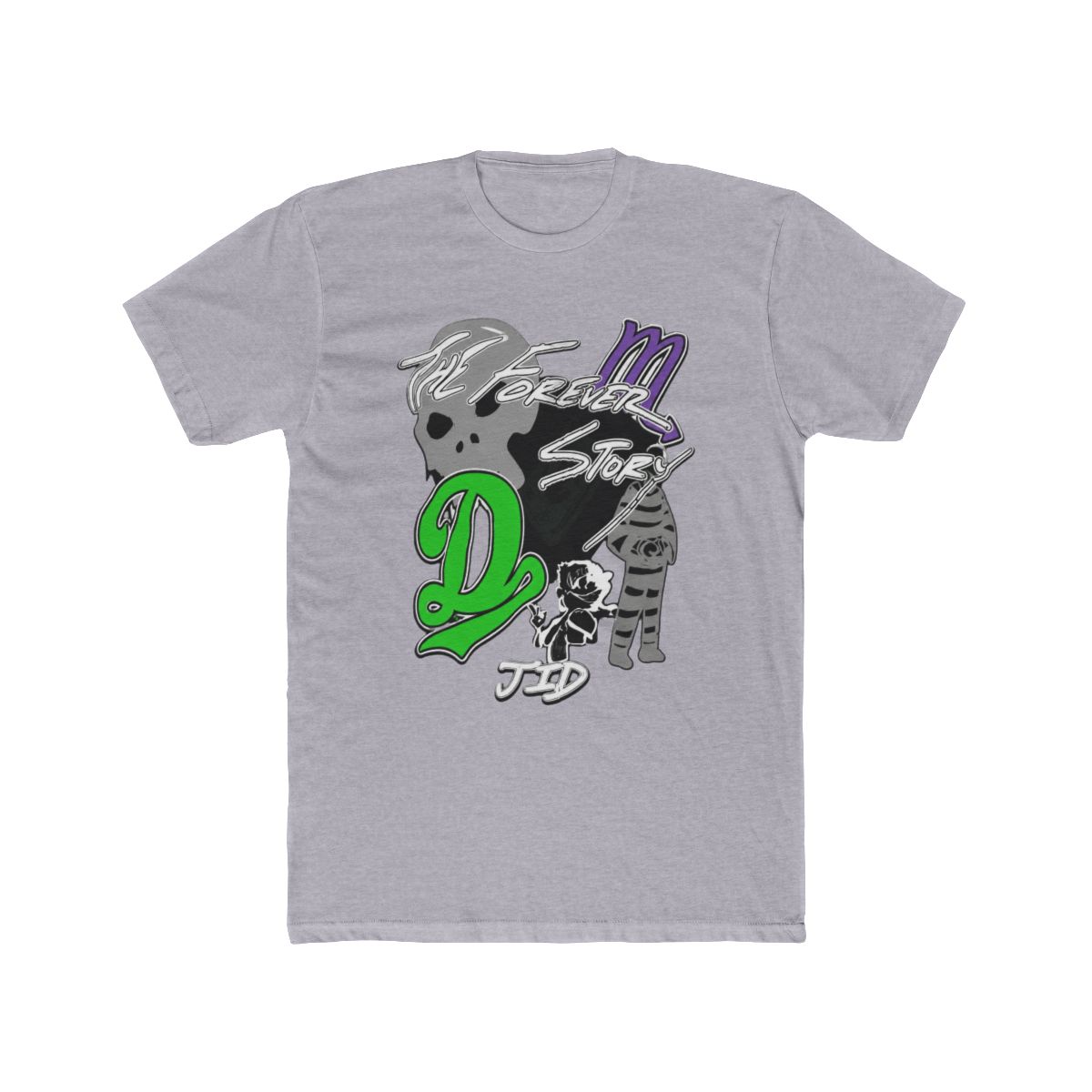 JID Manhead Merch The Forever Story T Shirt - Black - alternate angle 3, merchandise
