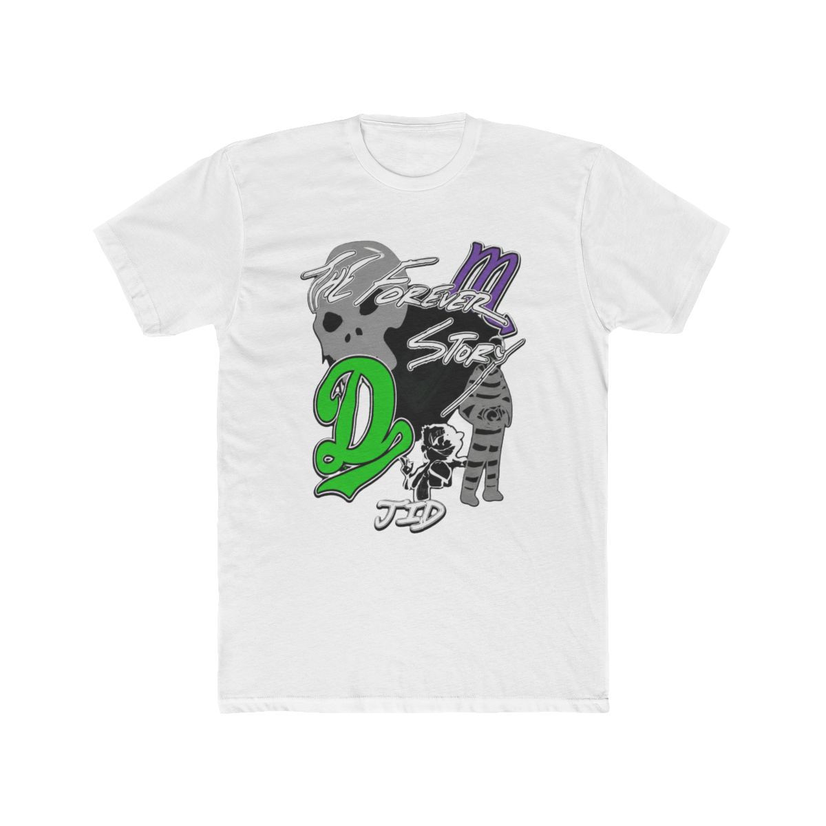 JID Manhead Merch The Forever Story T Shirt - Black